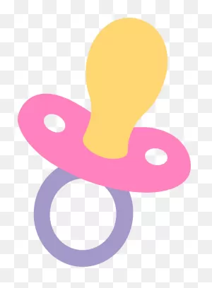 Baby Pacifier Clip Art Drawing Free Image Download
