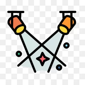 Spotlight, Dance, Lights, Theatre, Stage, Floor, Party Icon