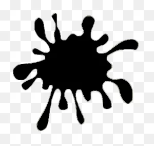 Paintball Clipart Paint Drip - Black Paint Splatter Clip Art ClipartFlare.com 