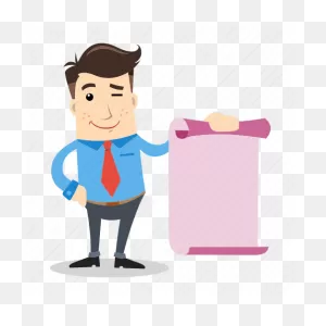 Businessman, Employee, List, Paper, Presentation, Sales, Smile Icon ClipartFlare.com 