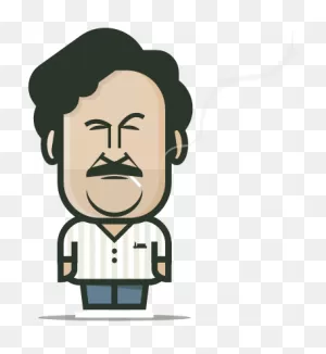 Loogmoji Of Pablo Escobar - Pablo Escobar - (500X500) Png Clipart ClipartFlare.com 