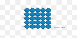 Solid Particles Arrangement Illustration - Twinkl