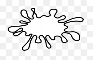Paint Splatters Templates Printable - White Paint Splat Clipart ClipartFlare.com 