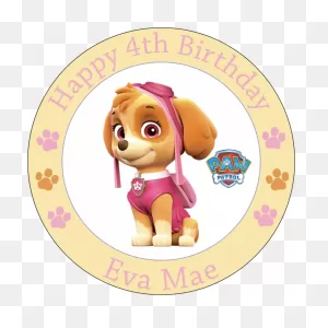 Paw Patrol Skye - Paw Patrol Skye Characters Clipart - Full Size ClipartFlare.com 