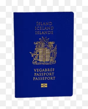 Passport Of The Republic Of Iceland Transparent Png - Stickpng