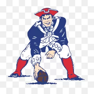 New England Patriots Vintage Logo Transparent Png - Stickpng