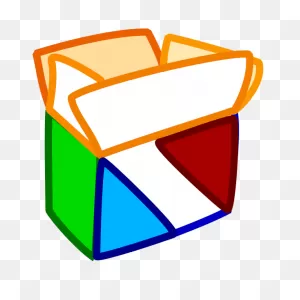 Vector Clip Art Of Multi Colored Open Package | Free PNG-WebP