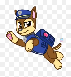 Paw Patrol Chase By Rainboweevee-Da On 