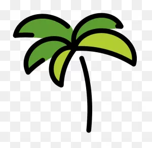 Palm Tree Emoji Clipart - Emoji - Png Download - Full Size Clipart ClipartFlare.com 