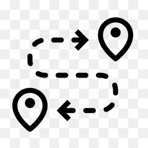 Direction, Location, Map, Path, Pin Icon - Download On Iconfinder