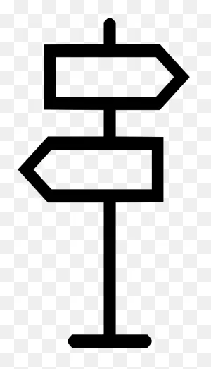 Sign Trip Direction Path Marker Sign Post - Path Sign Clipart ClipartFlare.com 