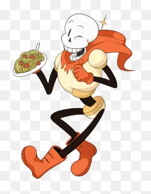 Papyrus With Spagetti - Undertale Papyrus Art Clipart - Full Size ClipartFlare.com 