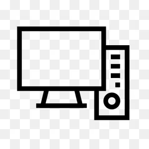 Desktop Electronic Monitor Pc Screen Technology Icon - Computer ClipartFlare.com 