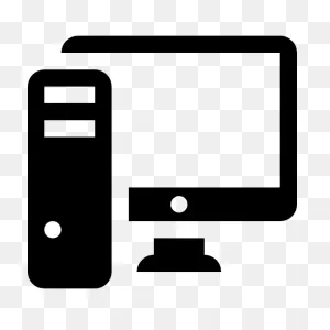 Pc, Computer, With, Monitor Free Icon Of Simpleicon Multimedia