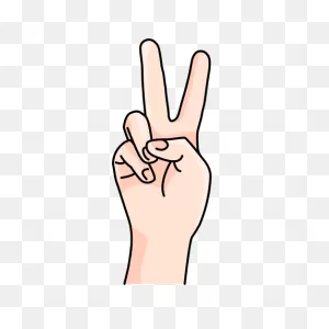 Peace Hand Sign Cartoon #ad , #paid, #sponsored, #hand, #sign ClipartFlare.com 
