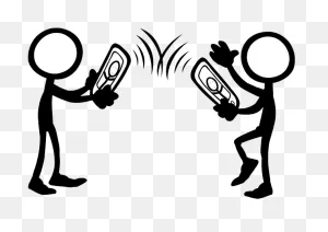 Download Talking Out Cliparts - Two People Talking On The Phone ClipartFlare.com 