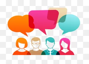 Organize - People With Talk Bubbles Clipart - Full Size Clipart ClipartFlare.com 