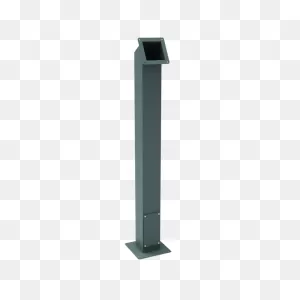 Pedestal System Angled Column, 41.00X4.00X4.00, Gray, Steel ClipartFlare.com 