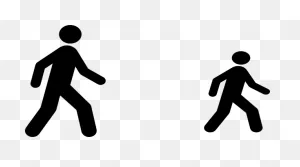 Person Walking Outline Images & Pictures - Walking Man Icon Vector ClipartFlare.com 