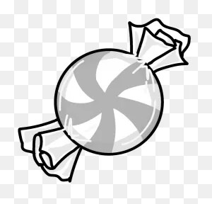 Peppermint Clipart Black And White - Png Download - Full Size ClipartFlare.com 