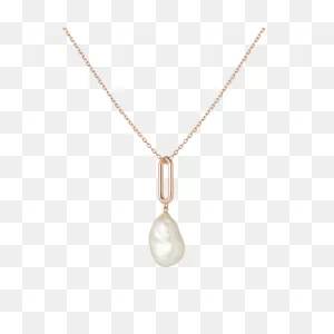Gold & Pearl Necklaces In 14K & 18K   Rose, White & Yellow Gold