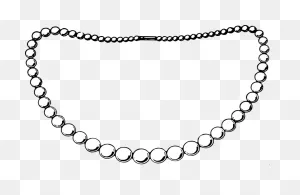 Jewellery - Black And White Pearl Necklace Clipart | Full Size Png ClipartFlare.com 