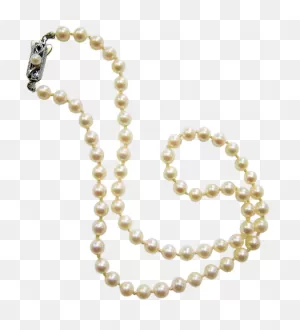 Mikimoto Pearl Necklace - 1950S Mikimoto Pearl Necklace Clipart ClipartFlare.com 