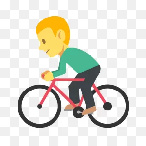 Person Biking Emoji Clipart. Free Download Transparent .png ClipartFlare.com 