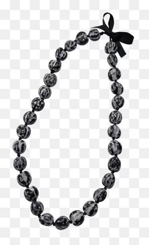 Download Hd Pearl Border Transparent Download - Necklace Clip Art ClipartFlare.com 