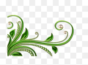 Leaves And Pearls Png By Melissa-Tm On  | Boarders And ClipartFlare.com 