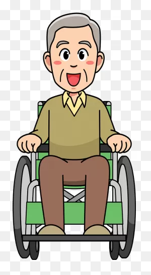 Wheelchair Grandfather Clipart - Cartoon Person In A Wheelchair ClipartFlare.com 