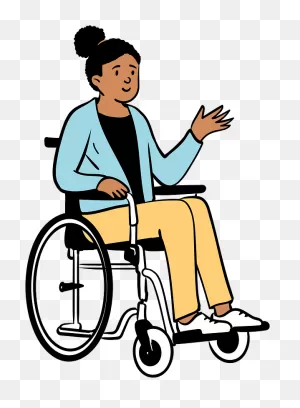 Woman Sitting In A Wheelchair Clipart. Free Download Transparent ClipartFlare.com 