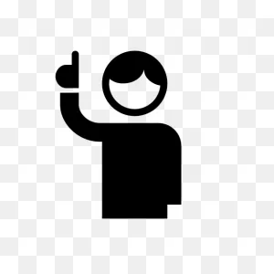 User, Question, Raised, Hand, Person Free Icon Of For Municipal Tasks