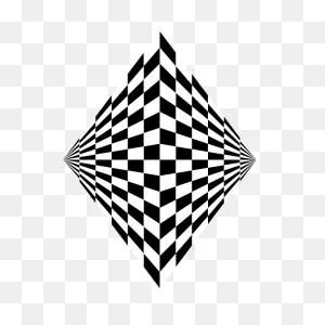 Checkered Perspective Grid 3D | Free PNG-WebP