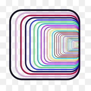 Prismatic Perspective Illusion | Free PNG-WebP