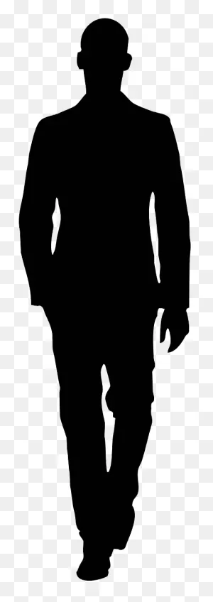Medium Image - Person Walking Away Silhouette Clipart - Full Size ClipartFlare.com 
