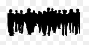 Crowd Of People Clipart Clip Art - Crowds Of People Silhouette ClipartFlare.com 