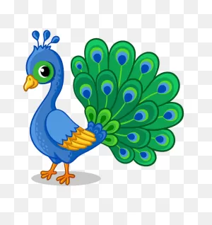 Little Peacock Clipart Transparent - ClipartFlare