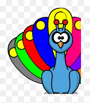 Peacock Clipart - Png Download - Full Size Clipart (#5497534 ClipartFlare.com 