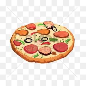 Pizza Clipart Pizza Salami Pepperoni - Pizza - Png Download - Full ClipartFlare.com 
