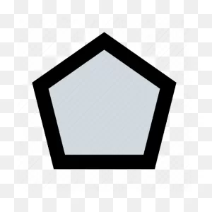 Pentagon Icon - Download On Iconfinder On Iconfinder