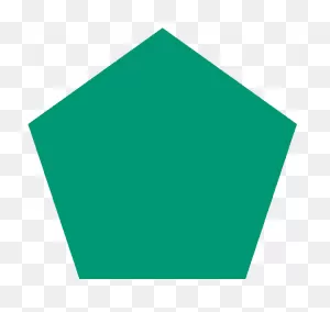 Pentagon Clipart Green - Green Pentagon Transparent Background ClipartFlare.com 