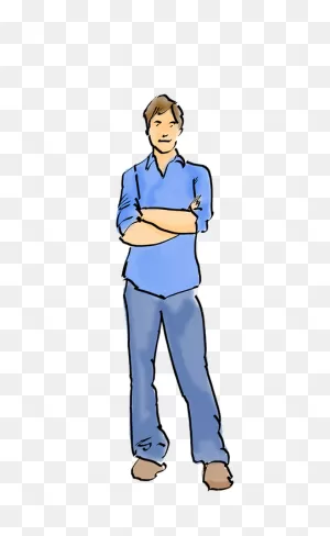 Man Standing Adult - Free Image On ClipartFlare