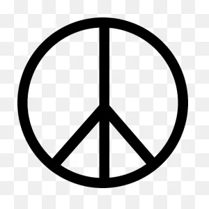 Peace Sign Symbol - Free Vector Graphic On ClipartFlare