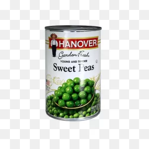 Garden Fresh Sweet Peas - 39Oz Can - Hanover Foods