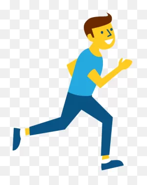 Mb 034 Person Running - People Cartoon Gif Run Clipart - Full Size ClipartFlare.com 