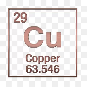 Periodic Table Of Elements - Copper - Cu - Copper On Black Beach ClipartFlare.com 