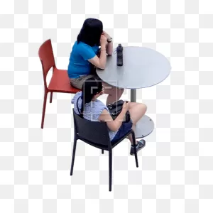 Two Women In Chairs From Above - Immediate Entourage