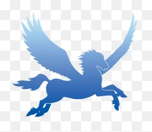 Blue Sky Pegasus Accent Mugs