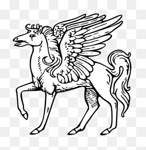 Pegasus Mythological Horse - Free Vector Graphic On ClipartFlare